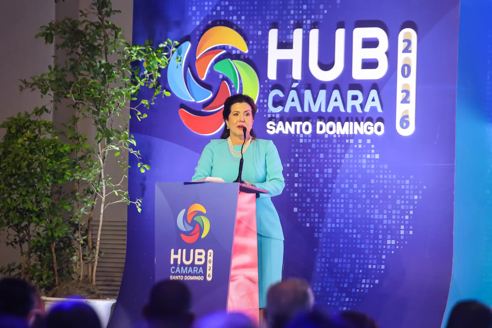 Lucile Houellemont, presidenta de la Cámara Santo Domingo